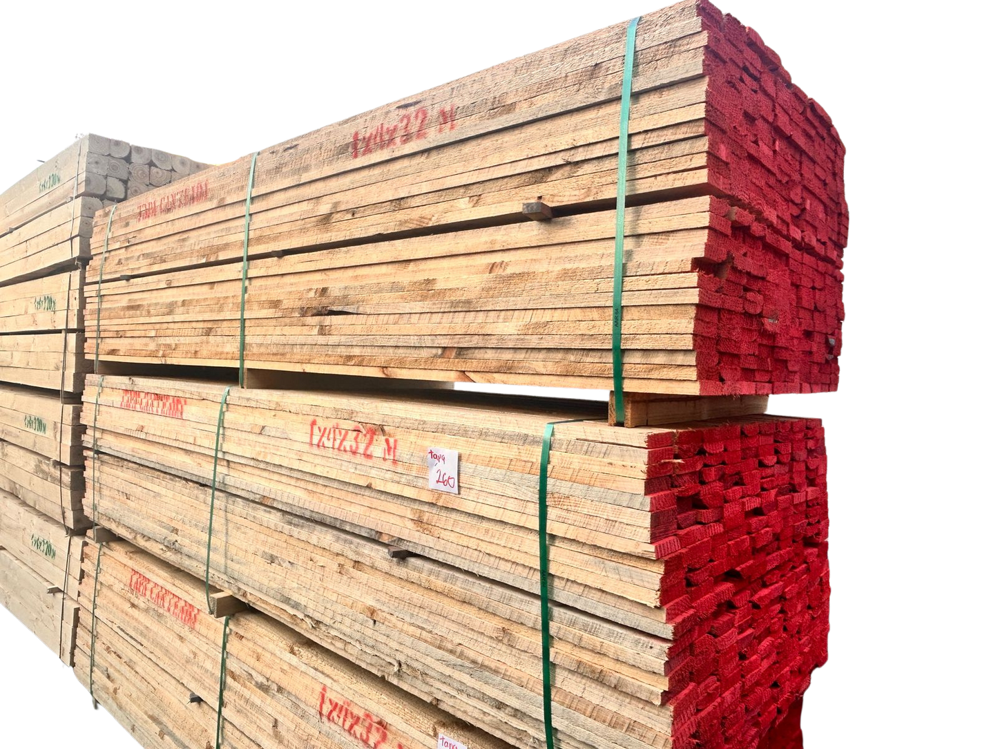 Tapa de Pino Radiata 1"x4" (3,20 m)